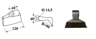 Молоток FP008F14 для мульчера 