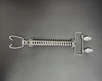 Пружина-компенсатор (оцинк, под замок Gripple, с V креплением для металлического столба)